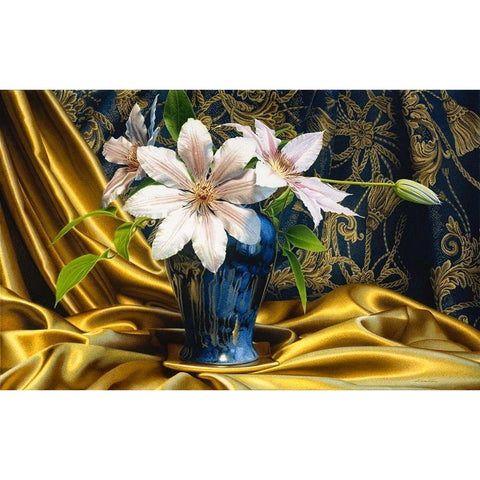 A Star White Modern Wood Framed Art Print by Chartier, Francois