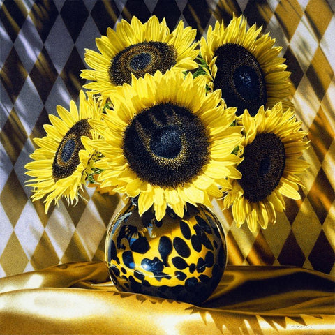 Five Kings White Modern Wood Framed Art Print with Double Matting by Chartier, Francois