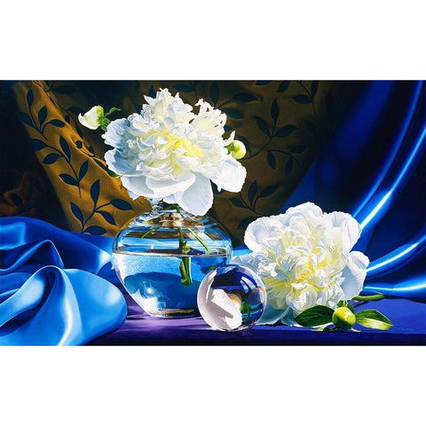 Twin White Modern Wood Framed Art Print by Chartier, Francois