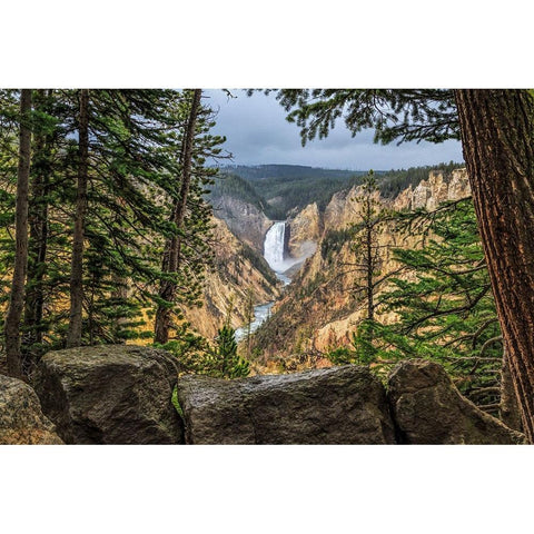 Artist Point 2 White Modern Wood Framed Art Print by Galloimages Online
