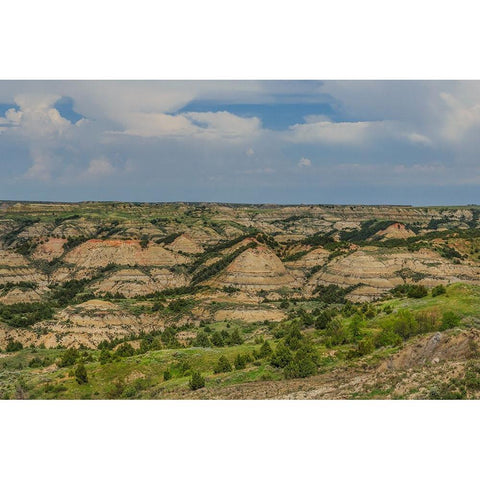 Painted Canyon 2 Black Modern Wood Framed Art Print by Galloimages Online