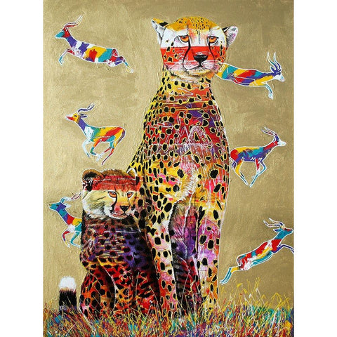 African Watch White Modern Wood Framed Art Print by Stevenson, Graeme