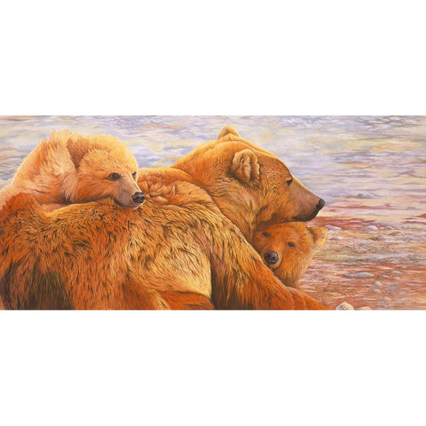 Alaska Coming 3 White Modern Wood Framed Art Print by Stevenson, Graeme