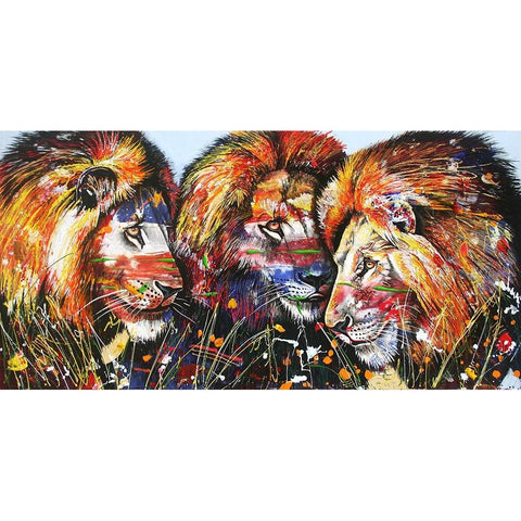 Okavango Brothers Gold Ornate Wood Framed Art Print with Double Matting by Stevenson, Graeme