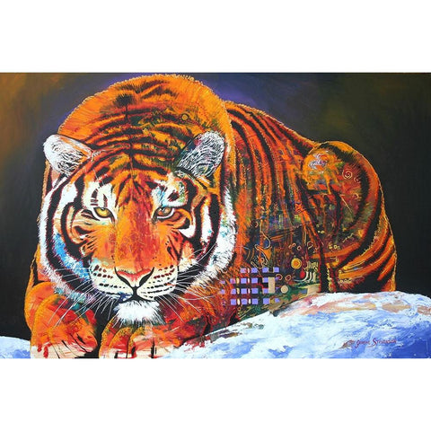 The Stalk Gold Ornate Wood Framed Art Print with Double Matting by Stevenson, Graeme