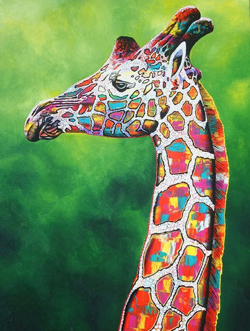 Gingles Black Ornate Wood Framed Art Print with Double Matting by Stevenson, Graeme