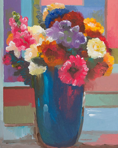 Nature Selected Black Ornate Wood Framed Art Print with Double Matting by Khorasani, Hooshang