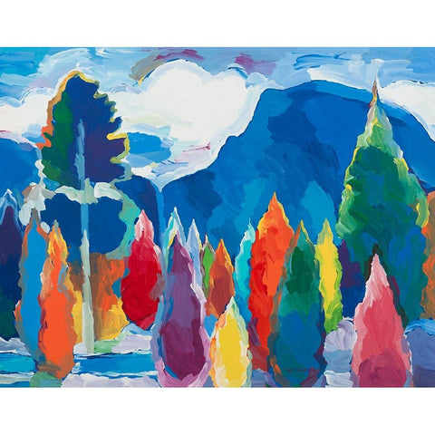 Reach for the Sky #3 Black Modern Wood Framed Art Print by Khorasani, Hooshang