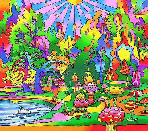 Swan Park White Modern Wood Framed Art Print with Double Matting by Green, Howie