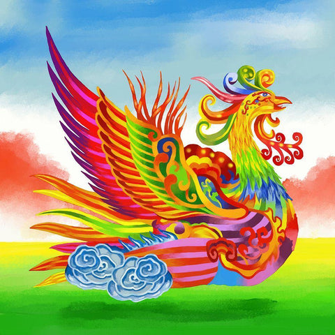 Night-Bird White Modern Wood Framed Art Print with Double Matting by Green, Howie