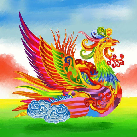 Night-Bird Black Modern Wood Framed Art Print with Double Matting by Green, Howie