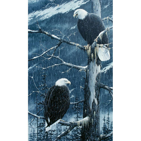 Another Rainy Day White Modern Wood Framed Art Print by Tift, Jeff