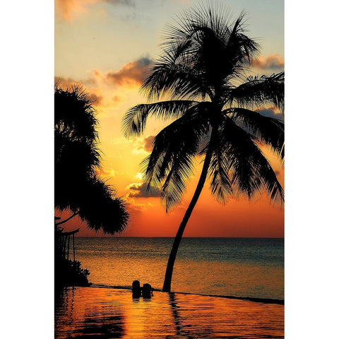Maldives Dream Comes True 1 White Modern Wood Framed Art Print by Jenny Rainbow Fine Art