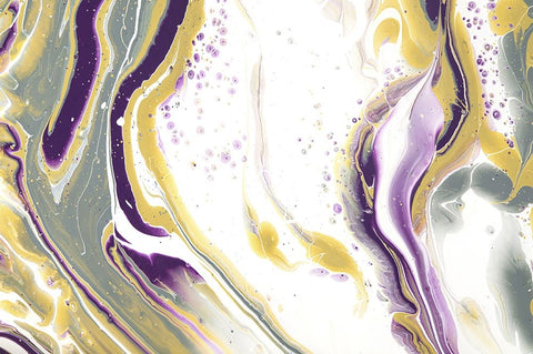 Acrylic Painting Olive Gardens 2 Black Ornate Wood Framed Art Print with Double Matting by Jenny Rainbow Fine Art