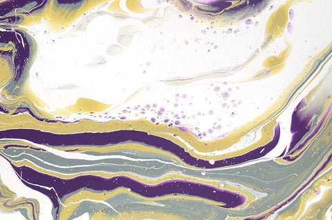 Acrylic Painting Olive Gardens 3 White Modern Wood Framed Art Print with Double Matting by Jenny Rainbow Fine Art