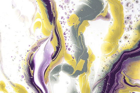 Acrylic Painting Olive Gardens 6 Black Ornate Wood Framed Art Print with Double Matting by Jenny Rainbow Fine Art