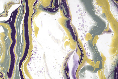 Acrylic Painting Olive Gardens 8 White Modern Wood Framed Art Print with Double Matting by Jenny Rainbow Fine Art