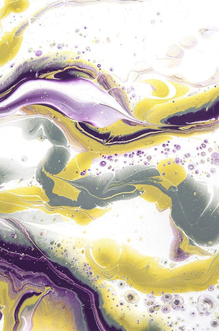 Acrylic Painting Olive Gardens 13 Black Ornate Wood Framed Art Print with Double Matting by Jenny Rainbow Fine Art