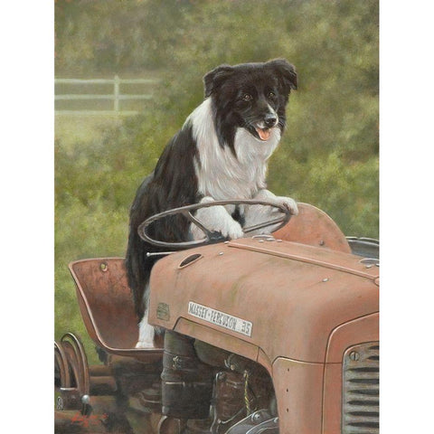121 Black Modern Wood Framed Art Print by Silver, John