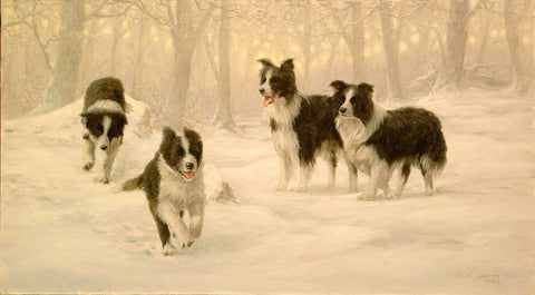 Tset Black Ornate Wood Framed Art Print with Double Matting by Silver, John