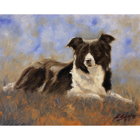 005b White Modern Wood Framed Art Print by Silver, John