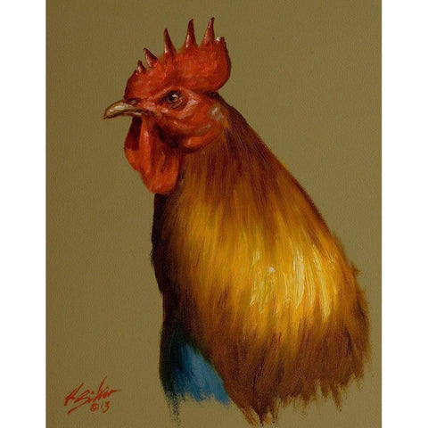 C003 Black Modern Wood Framed Art Print by Silver, John