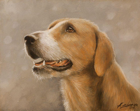 314 Black Ornate Wood Framed Art Print with Double Matting by Silver, John