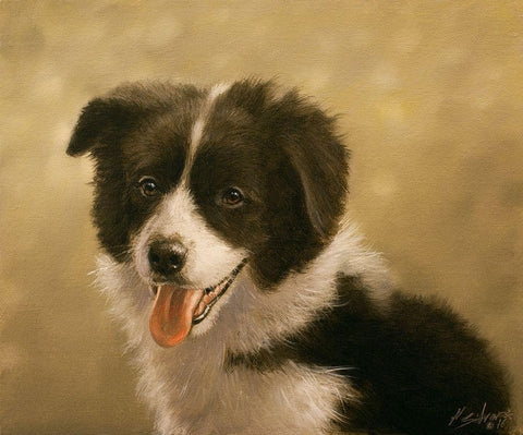 318 White Modern Wood Framed Art Print with Double Matting by Silver, John