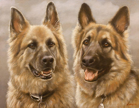 330c Black Ornate Wood Framed Art Print with Double Matting by Silver, John