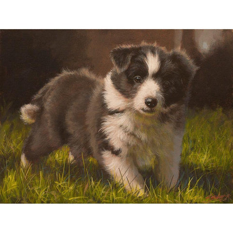 349 Gold Ornate Wood Framed Art Print with Double Matting by Silver, John