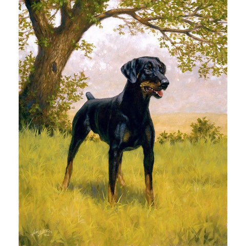 115-A Black Modern Wood Framed Art Print by Silver, John