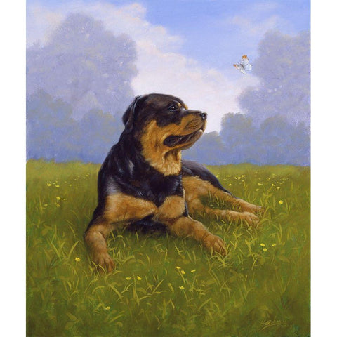 Jsm33-B White Modern Wood Framed Art Print by Silver, John