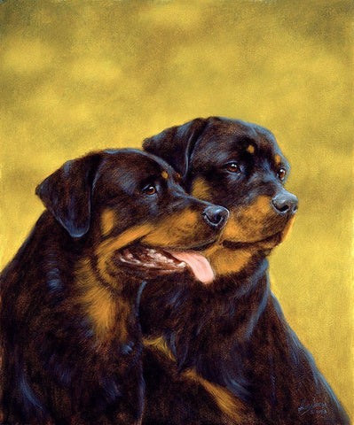 Jsm36-B Black Ornate Wood Framed Art Print with Double Matting by Silver, John