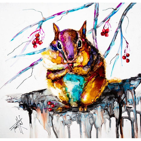 Theres Always Room for One More Black Modern Wood Framed Art Print by Art by Leslie Franklin