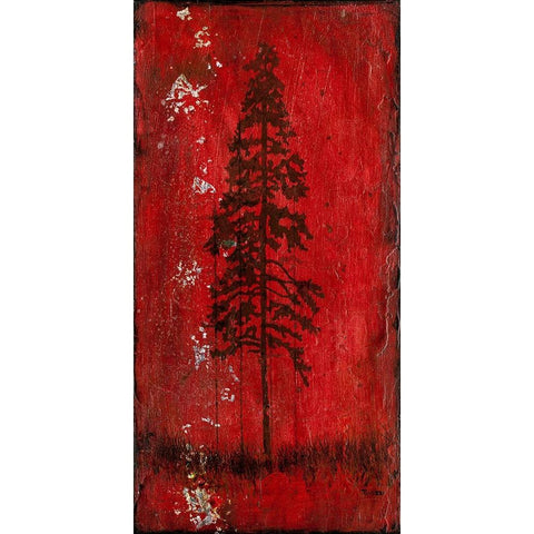 Lodge Pole Pine Gold Ornate Wood Framed Art Print with Double Matting by LightBoxJournal