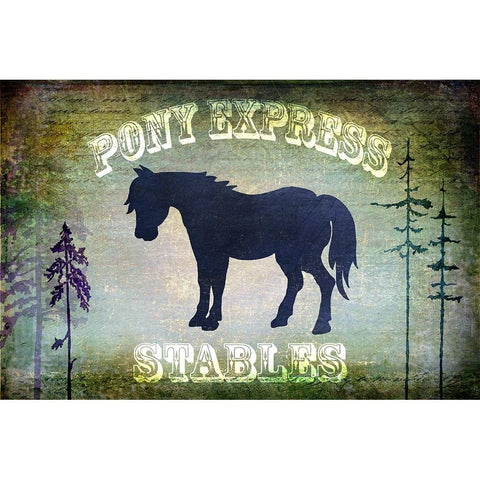 Country Horse I Gold Ornate Wood Framed Art Print with Double Matting by LightBoxJournal