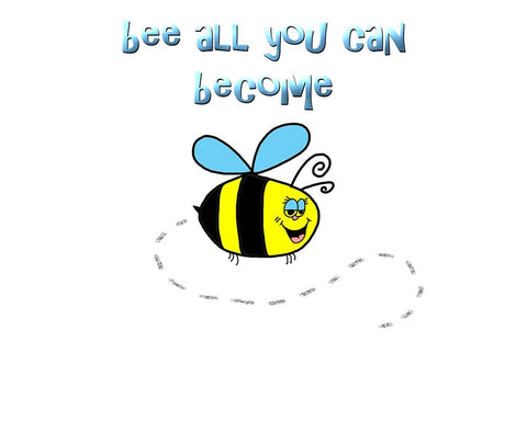 Bee All You Can Become 1 Black Ornate Wood Framed Art Print with Double Matting by LightBoxJournal