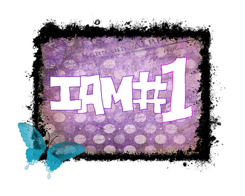I Am #1 White Modern Wood Framed Art Print with Double Matting by LightBoxJournal