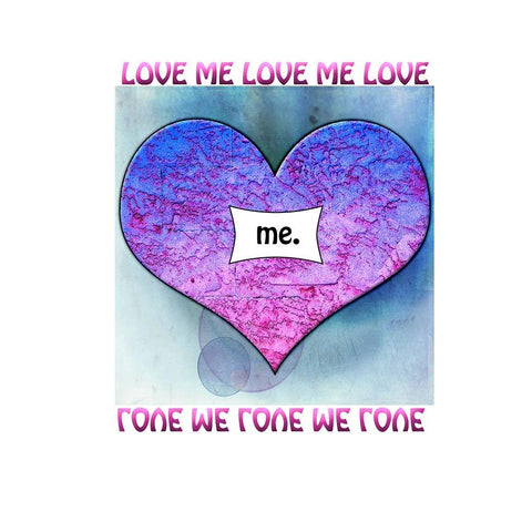 Love Me Black Modern Wood Framed Art Print by LightBoxJournal