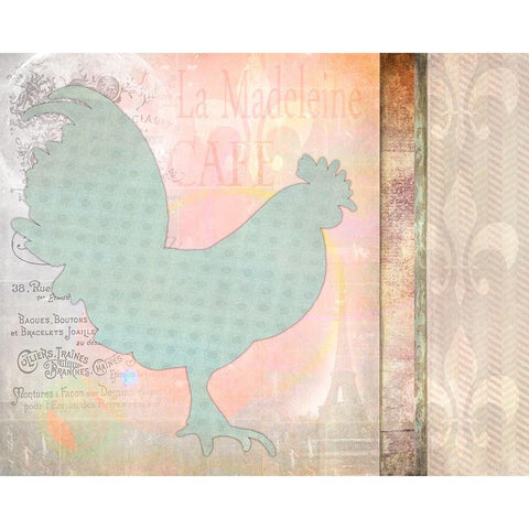 Morning Chicken 2 Black Modern Wood Framed Art Print by LightBoxJournal
