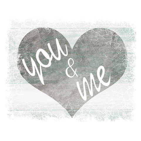 You And Me White Modern Wood Framed Art Print by LightBoxJournal