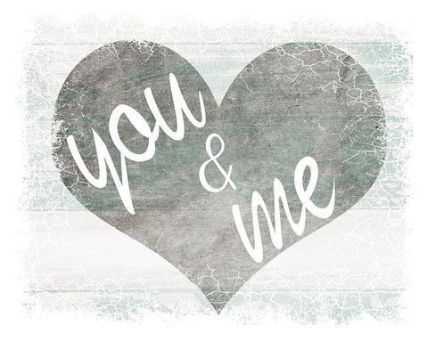 You And Me White Modern Wood Framed Art Print with Double Matting by LightBoxJournal