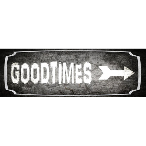 Good Times_ALT1 Black Modern Wood Framed Art Print by LightBoxJournal
