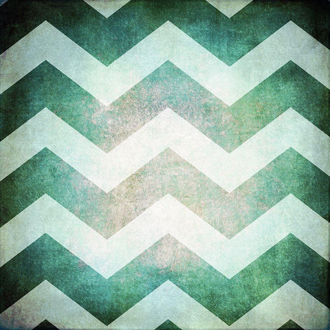 Good Times_Beach Chevron Black Modern Wood Framed Art Print with Double Matting by LightBoxJournal