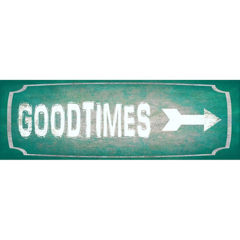 Good Times Black Modern Wood Framed Art Print with Double Matting by LightBoxJournal