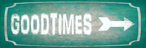 Good Times Black Ornate Wood Framed Art Print with Double Matting by LightBoxJournal