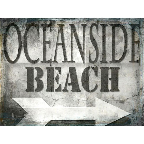 Surfside Oceanside White Modern Wood Framed Art Print by LightBoxJournal