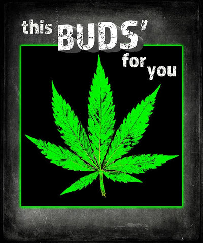 Dorm Room Light It Up This Bud Black Ornate Wood Framed Art Print with Double Matting by LightBoxJournal