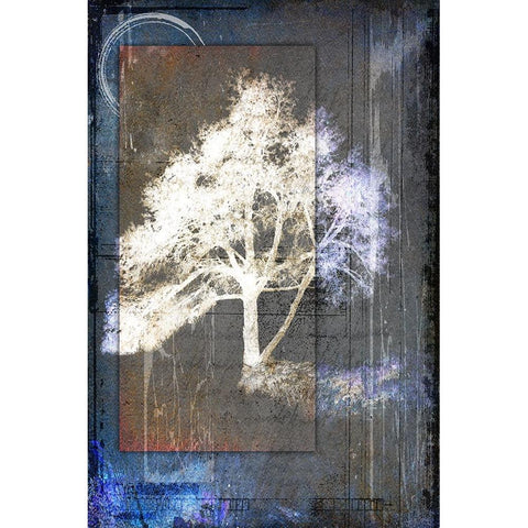 July Tree 5 Black Modern Wood Framed Art Print by LightBoxJournal