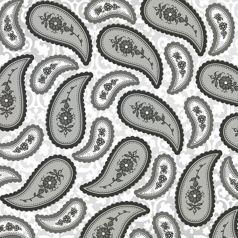 Camo Paisley 4_texture 3 Black Ornate Wood Framed Art Print with Double Matting by LightBoxJournal